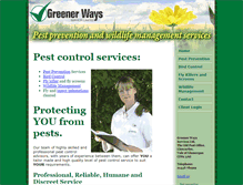 Tablet Screenshot of greener-ways.co.uk